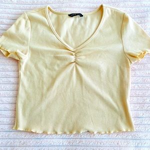 Yellow/Tan Top